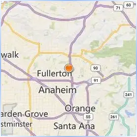 California State University Fullerton Location Map California State University Fullerton Location Map