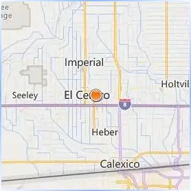 CET El Centro Location Map CET El Centro Location Map