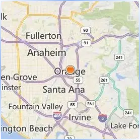 Chapman University Location Map Chapman University Location Map