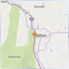 Dalton State College Location Map Dalton State College Location Map