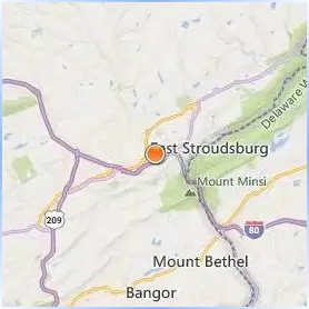East Stroudsburg University of Pennsylvania Location Map East Stroudsburg University of Pennsylvania Location Map