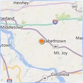 Elizabethtown College Location Map Elizabethtown College Location Map