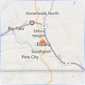 Elmira College Location Map Elmira College Location Map