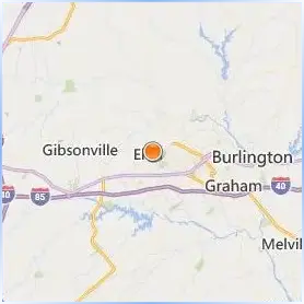 Elon University Location Map Elon University Location Map