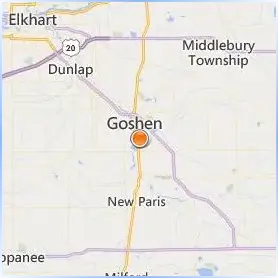 Goshen College Location Map Goshen College Location Map