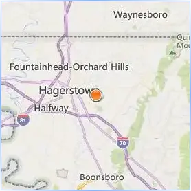 Hagerstown Community College Location Map Hagerstown Community College Location Map