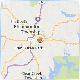 Indiana University Bloomington Location Map Indiana University Bloomington Location Map