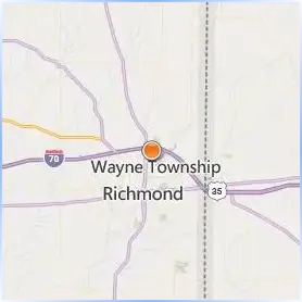Indiana University East Location Map Indiana University East Location Map
