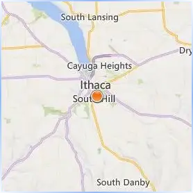 Ithaca College Location Map Ithaca College Location Map