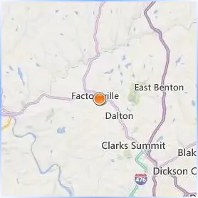 Keystone College Location Map Keystone College Location Map