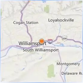 Lycoming College Location Map Lycoming College Location Map