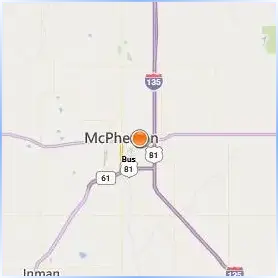 McPherson College Location Map McPherson College Location Map