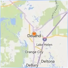 Stetson University Location Map Stetson University Location Map