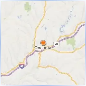 SUNY Oneonta Location Map SUNY Oneonta Location Map