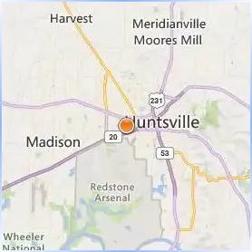 University of Alabama in Huntsville Location Map University of Alabama in Huntsville Location Map