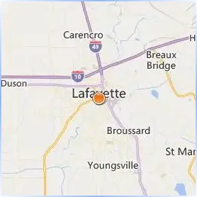 University of Louisiana at Lafayette Location Map University of Louisiana at Lafayette Location Map