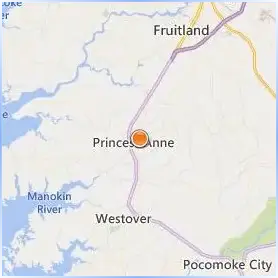University of Maryland Eastern Shore Location Map University of Maryland Eastern Shore Location Map