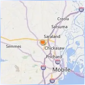 University of Mobile Location Map University of Mobile Location Map