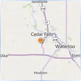 University of Northern Iowa Location Map University of Northern Iowa Location Map