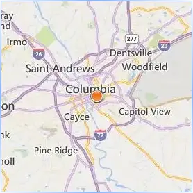 University of South Carolina Columbia Location Map University of South Carolina Columbia Location Map
