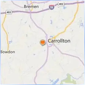 University of West Georgia Location Map University of West Georgia Location Map