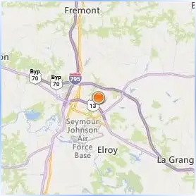Wayne Community College Location Map Wayne Community College Location Map