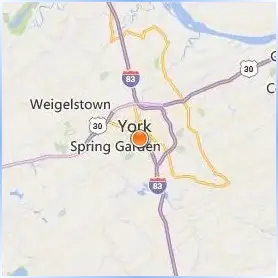 York College of Pennsylvania Location Map York College of Pennsylvania Location Map