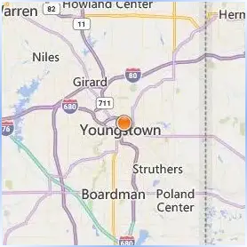 Youngstown State University Location Map Youngstown State University Location Map
