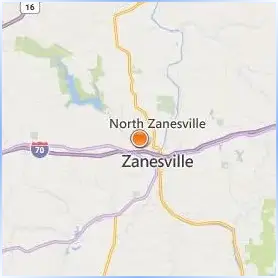 Zane State College Location Map Zane State College Location Map